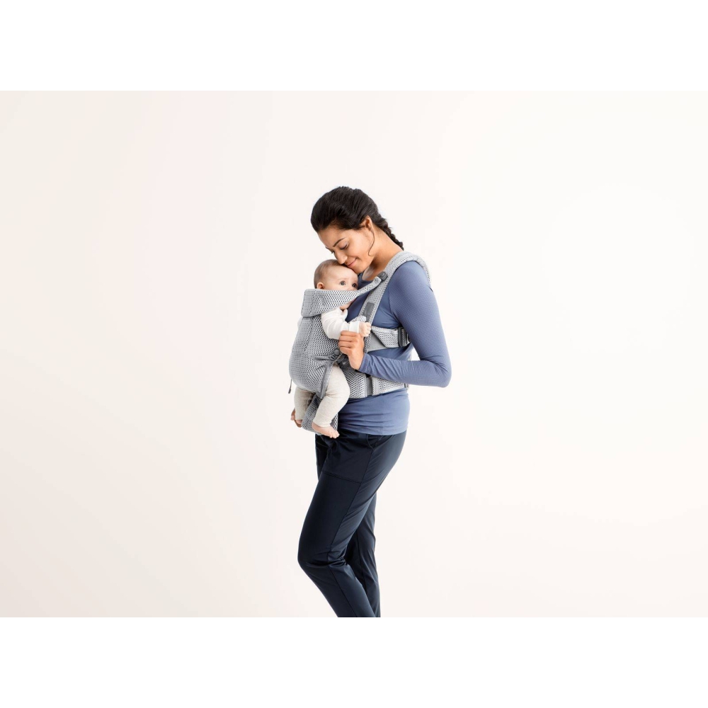 Nešioklė kūdikiui BabyBjörn Move 3D Mesh, Grey-Judėjimui, Kūdikių nešioklės-e-vaikas