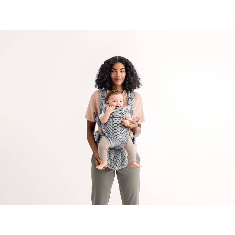 Nešioklė kūdikiui BabyBjörn Move 3D Mesh, Grey-Judėjimui, Kūdikių nešioklės-e-vaikas