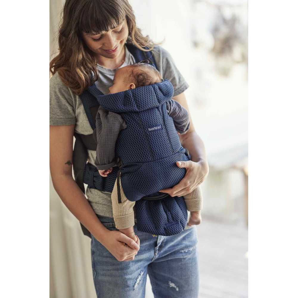 Nešioklė kūdikiui BabyBjörn Move 3D Mesh, Navy Blue-Judėjimui, Kūdikių nešioklės-e-vaikas