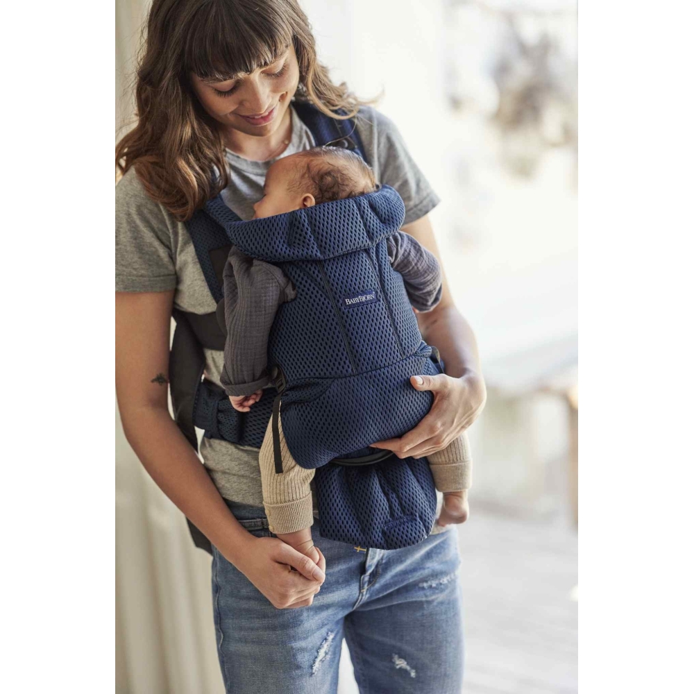 Nešioklė kūdikiui BabyBjörn Move 3D Mesh, Navy Blue-Judėjimui, Kūdikių nešioklės-e-vaikas