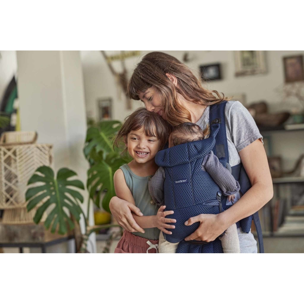 Nešioklė kūdikiui BabyBjörn Move 3D Mesh, Navy Blue-Judėjimui, Kūdikių nešioklės-e-vaikas