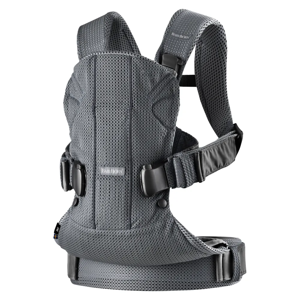 Nešioklė kūdikiui BabyBjörn ONE Air 3D Mesh, Anthracite-Judėjimui, Kūdikių nešioklės-e-vaikas