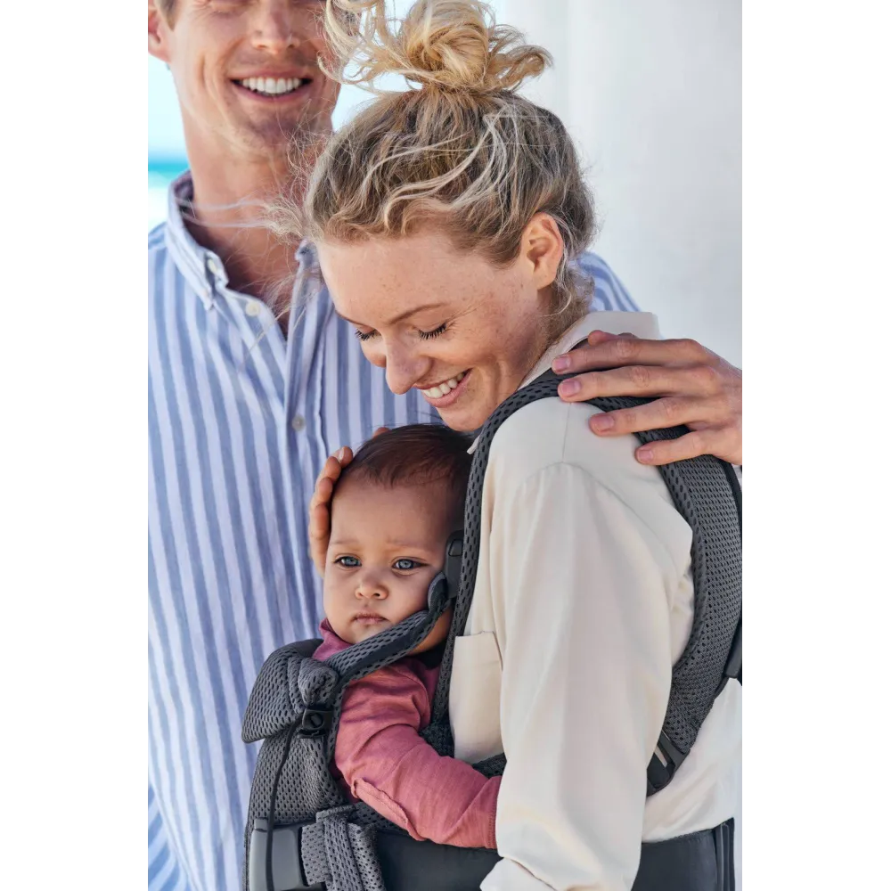 Nešioklė kūdikiui BabyBjörn ONE Air 3D Mesh, Anthracite-Judėjimui, Kūdikių nešioklės-e-vaikas