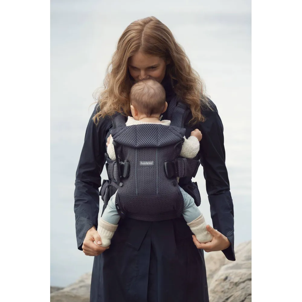 Nešioklė kūdikiui BabyBjörn ONE Air 3D Mesh, Anthracite-Judėjimui, Kūdikių nešioklės-e-vaikas