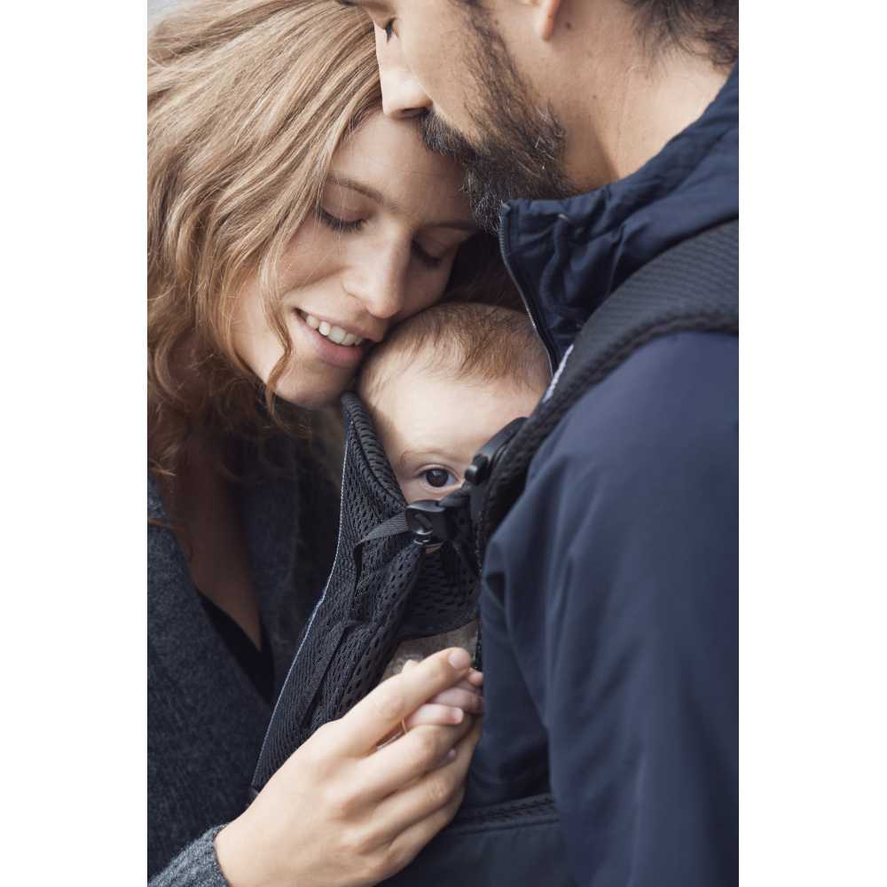 Nešioklė kūdikiui BabyBjörn ONE Air 3D Mesh, Black-Judėjimui, Kūdikių nešioklės-e-vaikas
