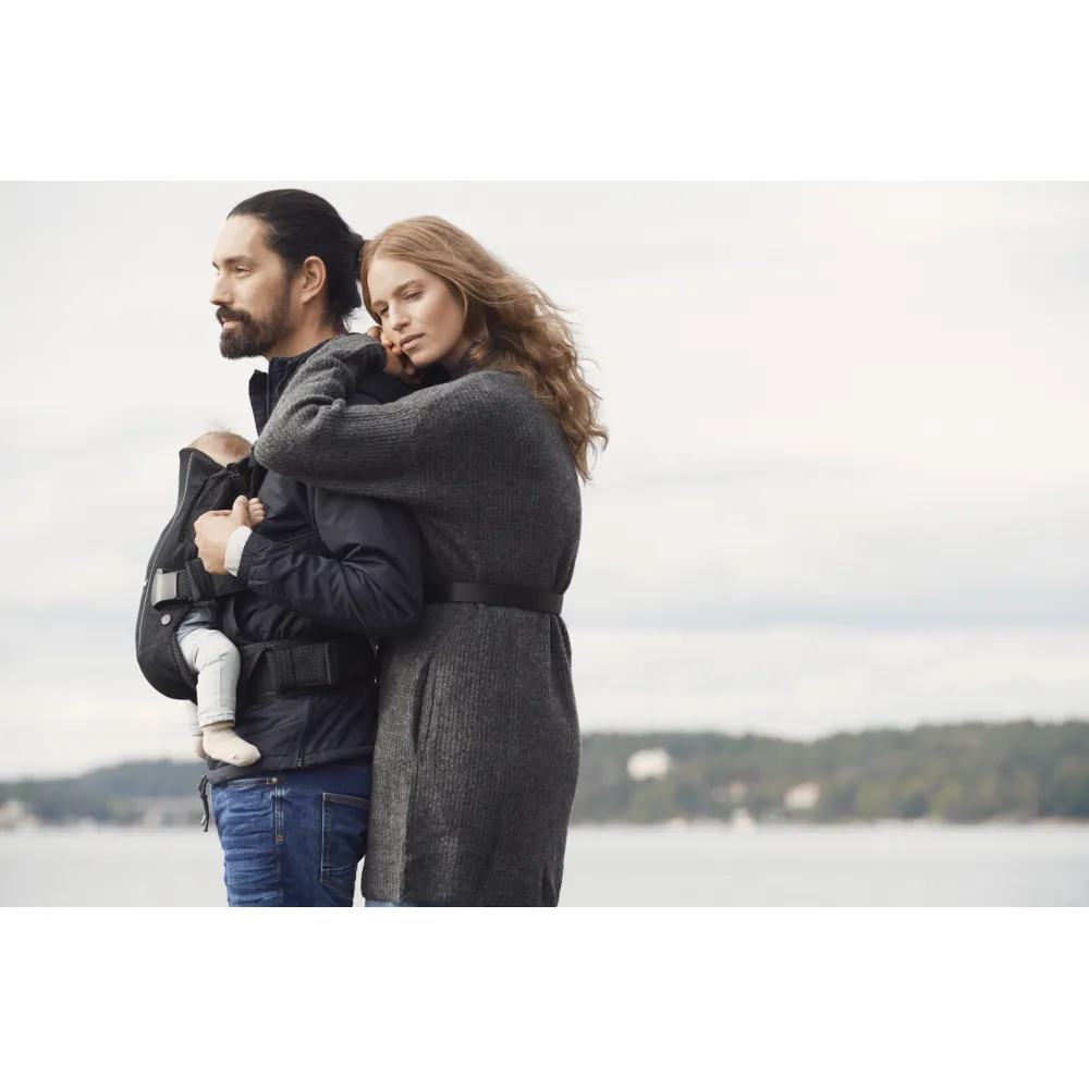 Nešioklė kūdikiui BabyBjörn ONE Air 3D Mesh, Black-Judėjimui, Kūdikių nešioklės-e-vaikas