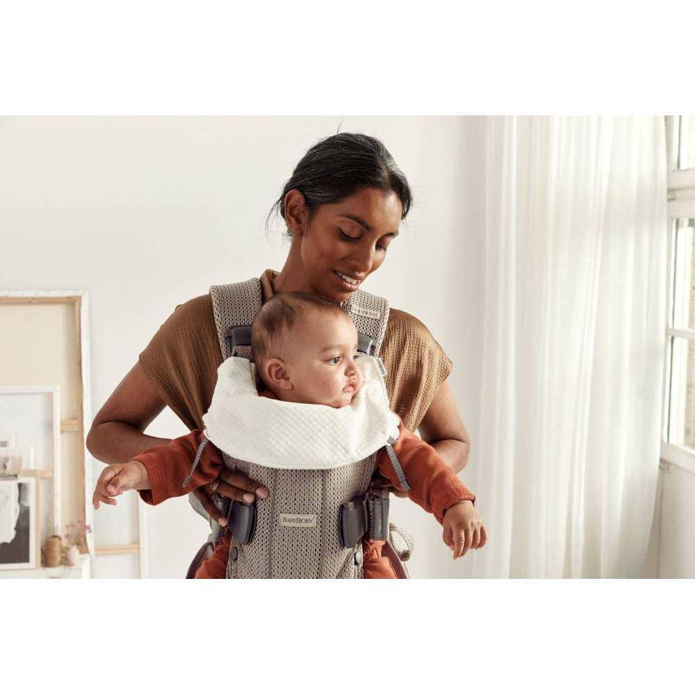 Nešioklė kūdikiui BabyBjörn ONE Air 3D Mesh, Grey Beige-Judėjimui, Kūdikių nešioklės-e-vaikas