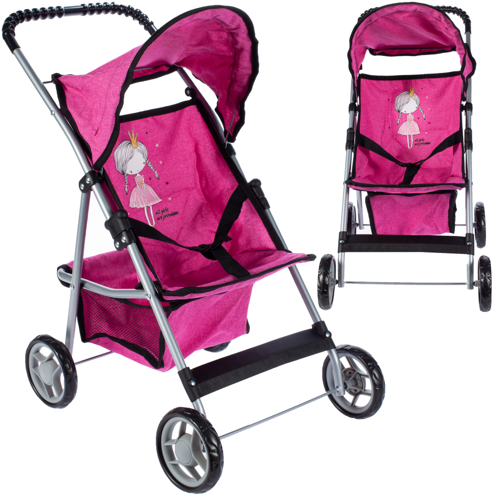 Wózek spacerowy dla lalek Little Princess Rose 