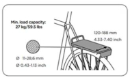 Dviračio kėdutė Thule Ride Along 2 Rack Mount, Light Grey-Judėjimui, Dviračių kėdutės ir jų priedai-e-vaikas
