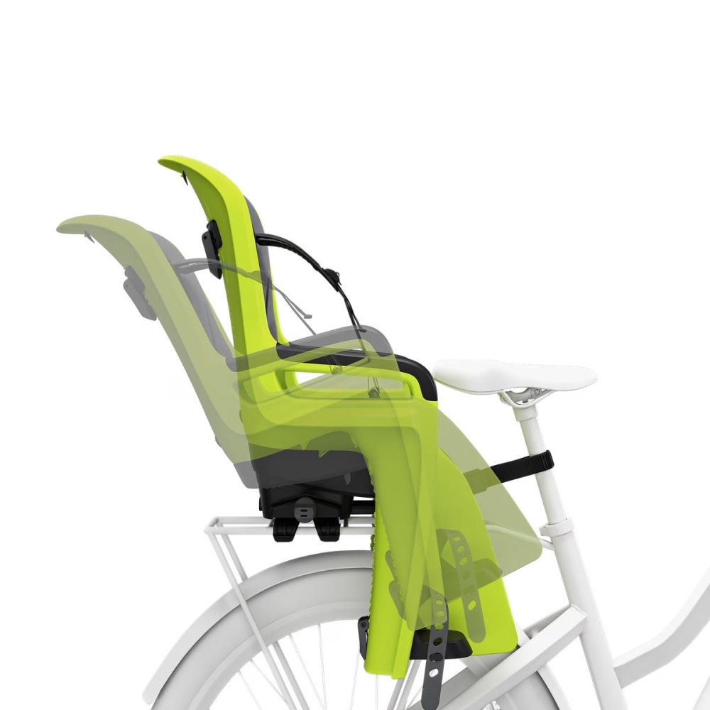 Dviračio kėdutė Thule Ride Along 2 Rack Mount, Zen Lime-Judėjimui, Dviračių kėdutės ir jų priedai-e-vaikas