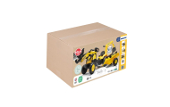 FALK Komatsu Pedal Tractor with Excavator Bucket and Trailer					