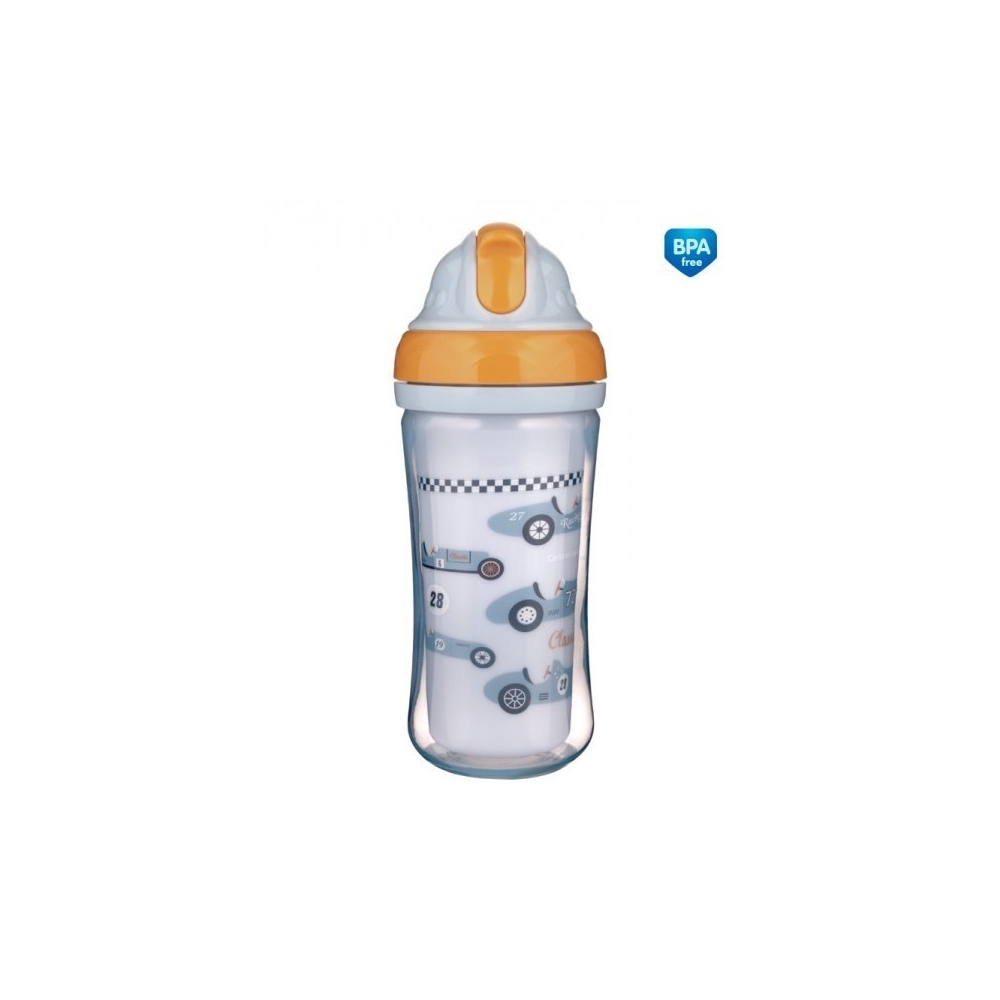 Gertuvė su sil.rur. 260ml automobilis CANPOL BABIES-Maitinimui, Indai, įrankiai, gertuvės, Puodeliai, gertuvės-e-vaikas