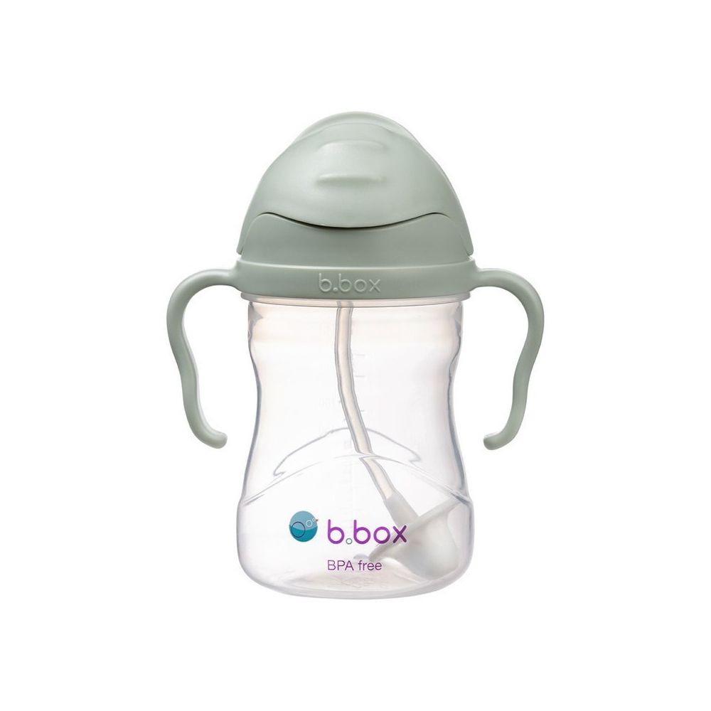 Gertuvė su šiaudeliu 240 ml šalavijo BBOX-Maitinimui, Indai, įrankiai, gertuvės, Puodeliai, gertuvės-e-vaikas
