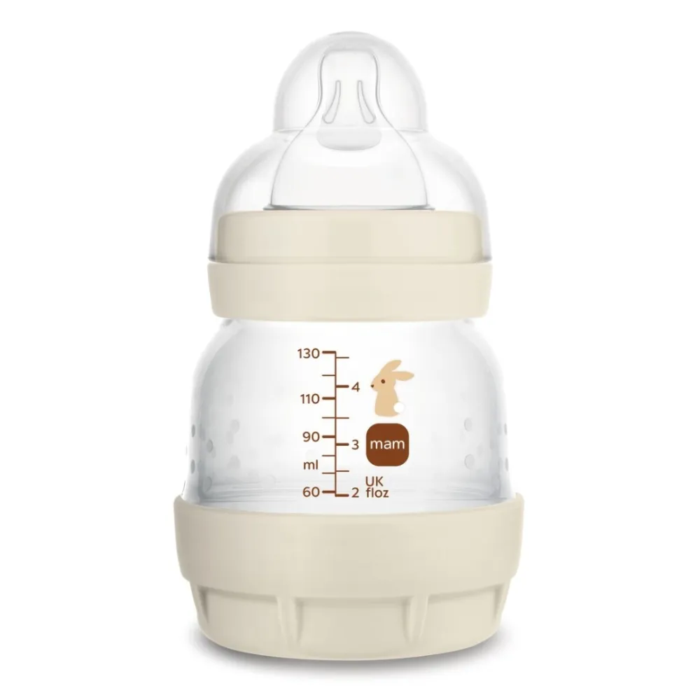 5861 PERFECT START ANTIKOLIKINIS BUTELIUKAS 130ML, ĮŽEMINTAS GAMTOJE, SMĖLIO SPALVOS-Maitinimui, Buteliukai ir žindukai-e-vaikas