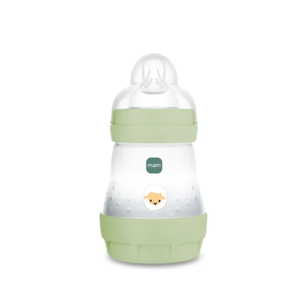 5915 PERFECT START ANTIKOLIKINIS BUTELIUKAS 160 ML, ŽALIAS, GAMTOS SPALVOS-Maitinimui, Buteliukai ir žindukai-e-vaikas