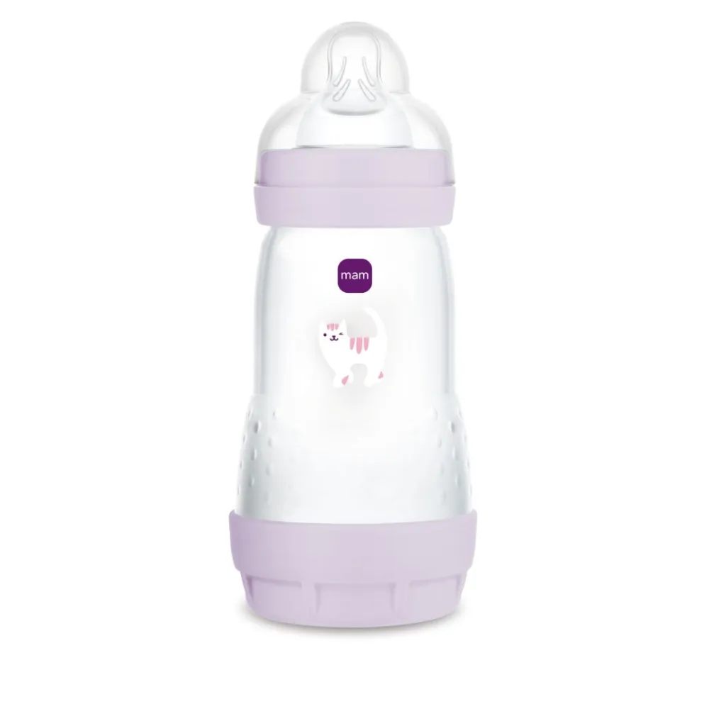 5939 PERFECT START ANTIKOLIKINIS BUTELIUKAS 260ML, SUMALTAS GAMTOJE, VIOLETINĖS SPALVOS-Maitinimui, Buteliukai ir žindukai-e-vai