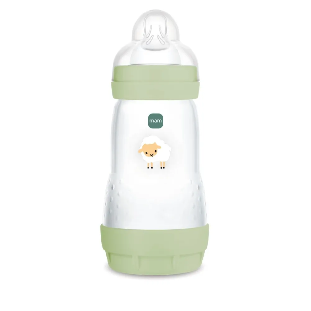 5953 PERFECT START ANTIKOLIKINIS BUTELIUKAS 260ML, ŽALIOS SPALVOS, MALTAS GAMTOJE-Maitinimui, Buteliukai ir žindukai-e-vaikas