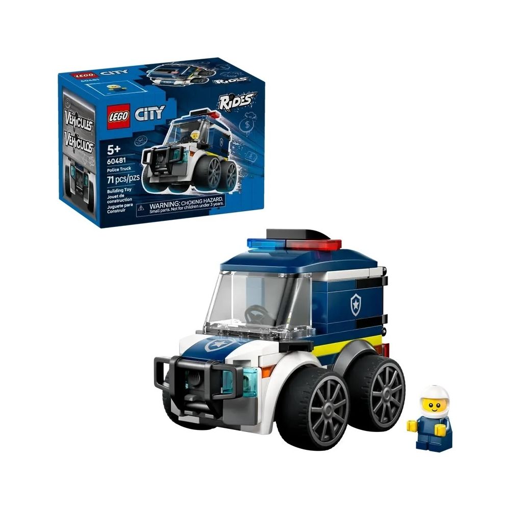 Konstruktorius Lego City Vehicles - Policijos sunkvežimis (60481)-Žaislai, Konstruktoriai, Lego, statybiniai blokai-e-vaikas