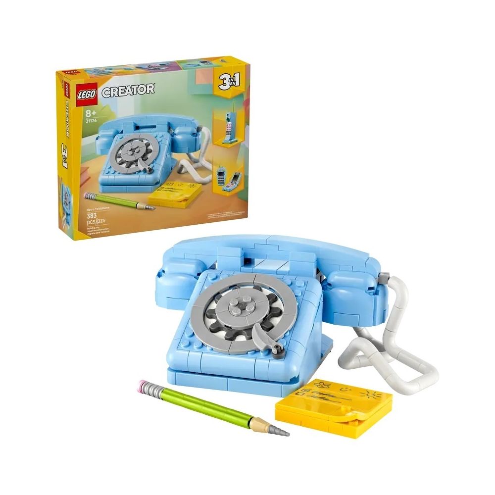 Konstruktorius Lego Creator 3-in-1 Retro Phone (31174)-Žaislai, Konstruktoriai, Lego, statybiniai blokai-e-vaikas