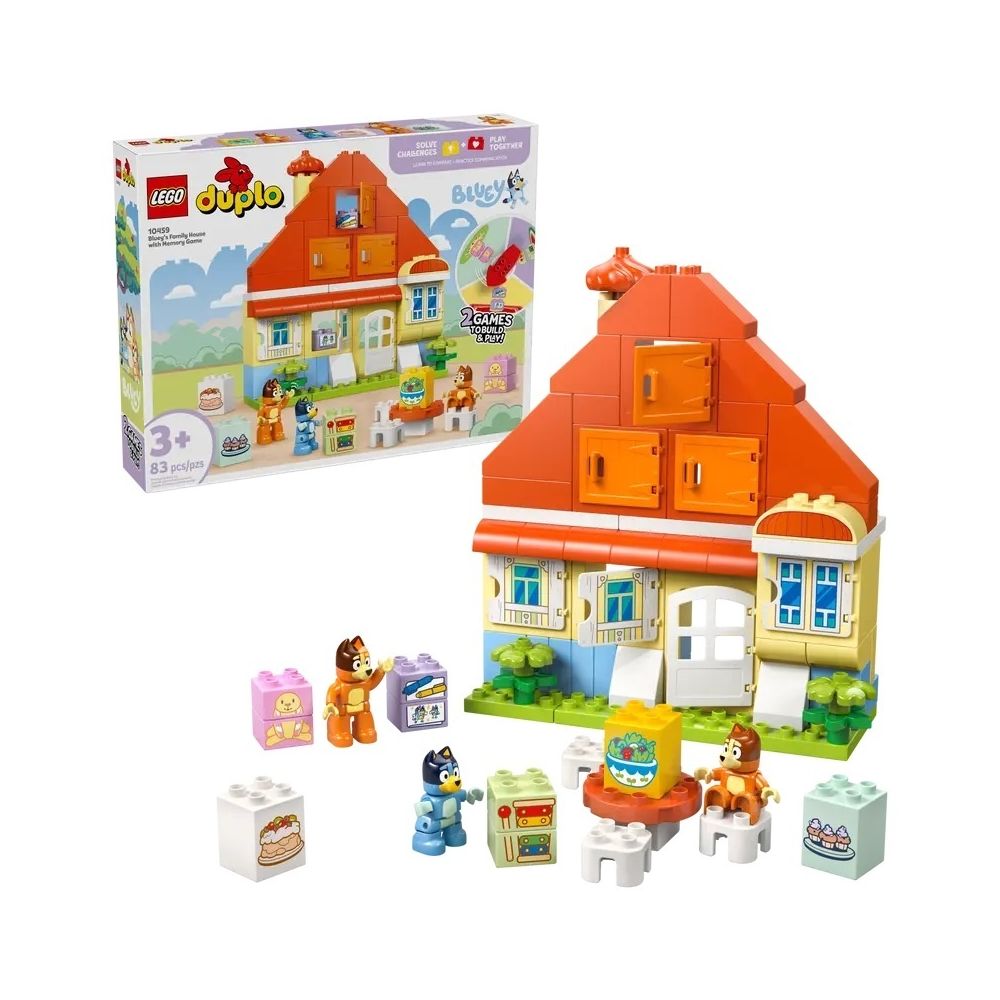 Konstruktorius Lego DUPLO Šeimos namas su atminties žaidimu 10459-Žaislai, Konstruktoriai, Lego, statybiniai blokai-e-vaikas