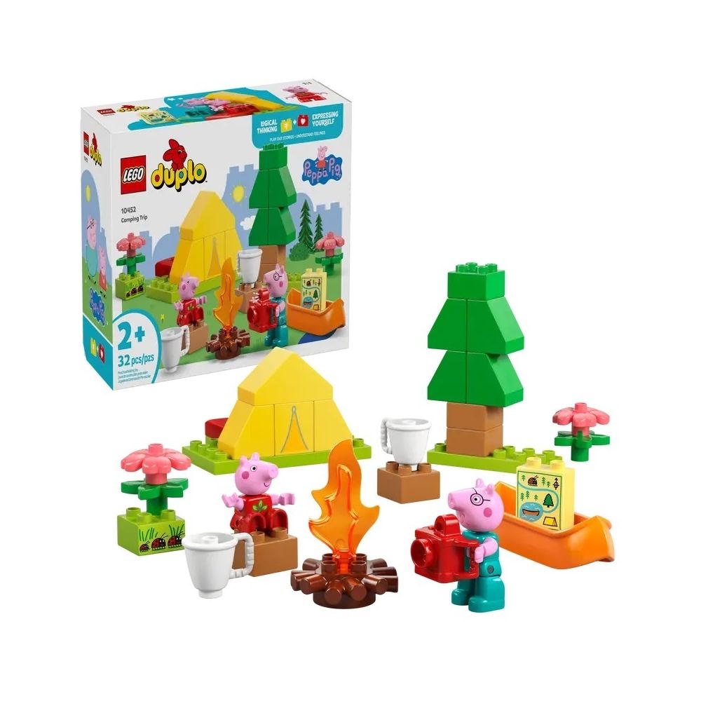 Konstruktorius Lego DUPLO Peppa Pig Camping Expedition (10452)-Žaislai, Konstruktoriai, Lego, statybiniai blokai-e-vaikas