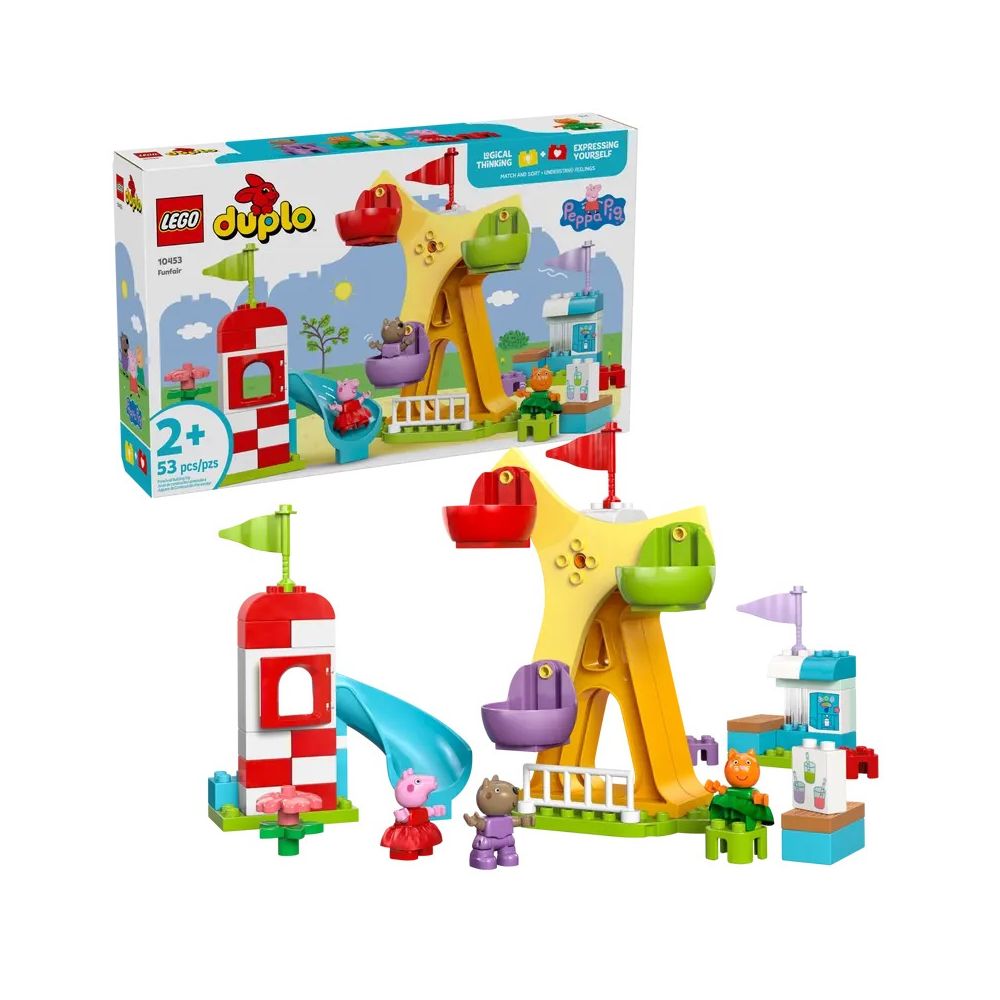 Konstruktorius Lego DUPLO Peppa Pig Happy Town (10453)-Žaislai, Konstruktoriai, Lego, statybiniai blokai-e-vaikas