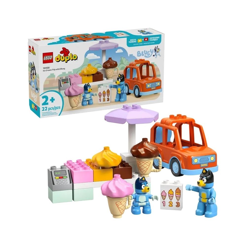 Konstruktorius Lego DUPLO Ledų ekspedicija mėlyna (10458)-Žaislai, Konstruktoriai, Lego, statybiniai blokai-e-vaikas