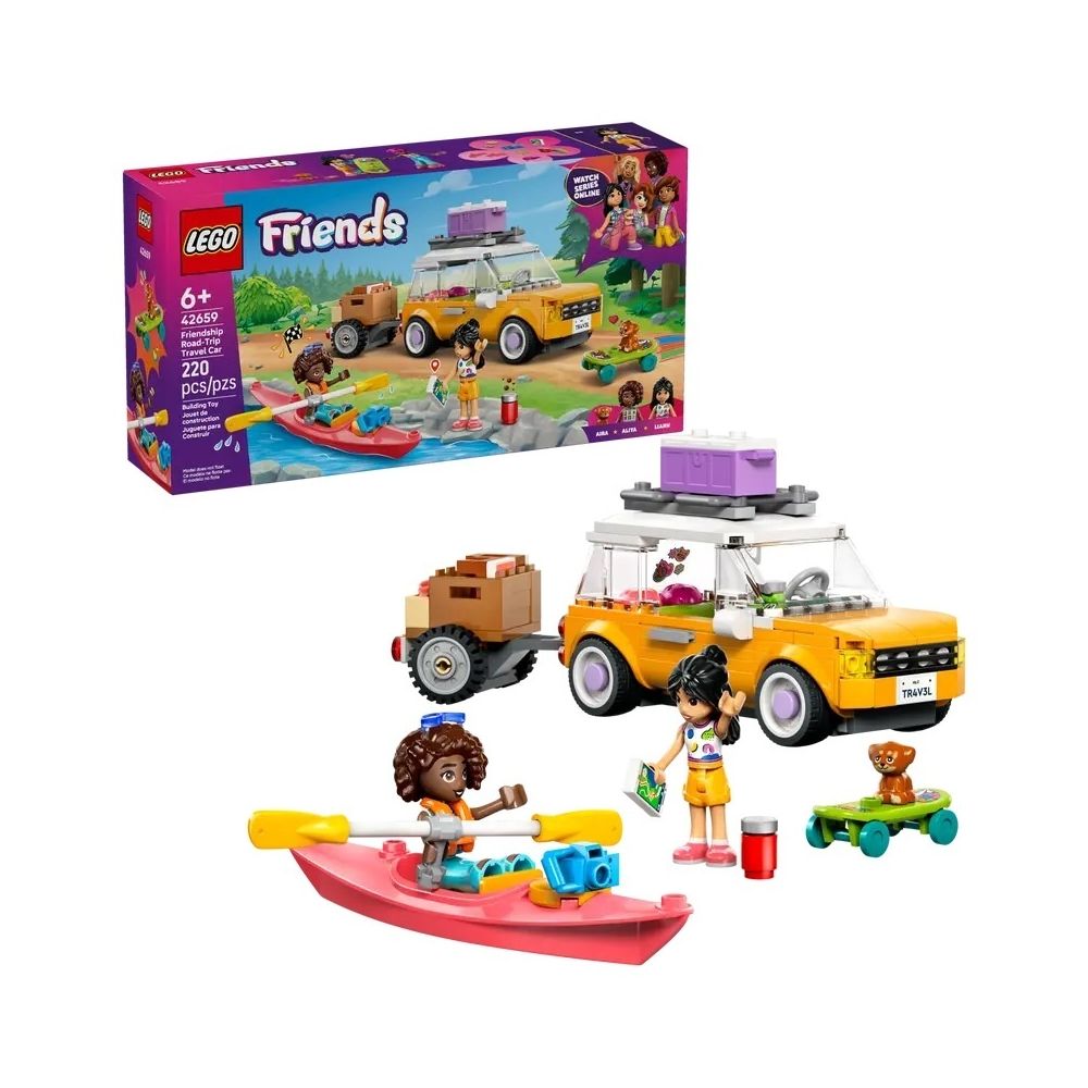 Konstruktorius Lego Friends Kelionė automobiliu (42659)-Žaislai, Konstruktoriai, Lego, statybiniai blokai-e-vaikas