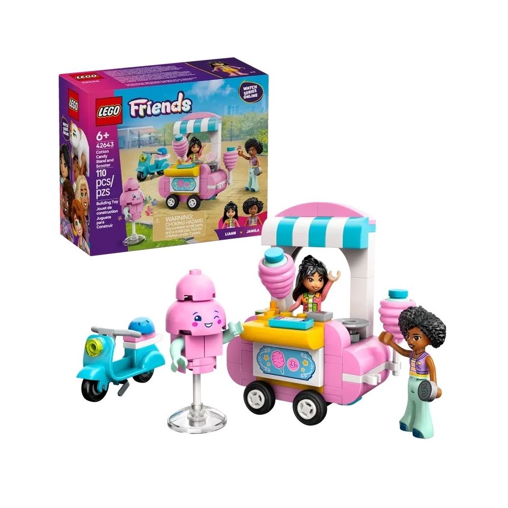 Konstruktorius Lego Friends saldainių stovas ir motoroleris (42643)-Žaislai, Konstruktoriai, Lego, statybiniai blokai-e-vaikas