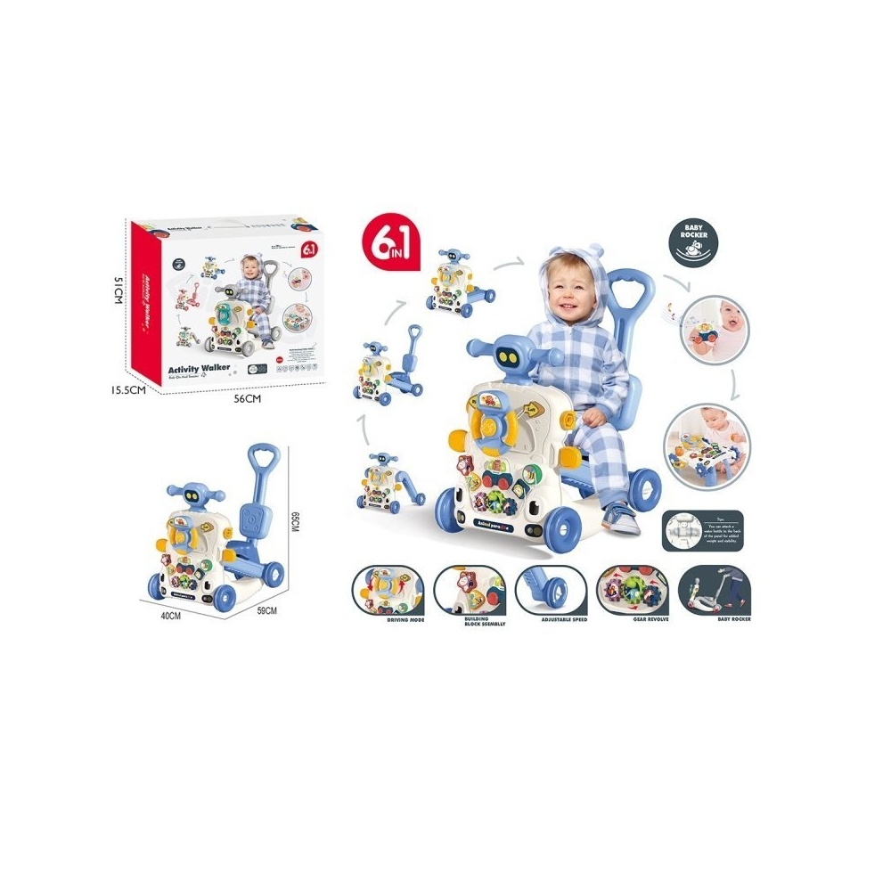 Stumdukas EUROBABY TOYS 6in1 EBZ6037-Judėjimui, Stumdukai-e-vaikas