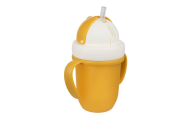 Kubek ze skł. sil. rurką 210ml CANPOL BABIES