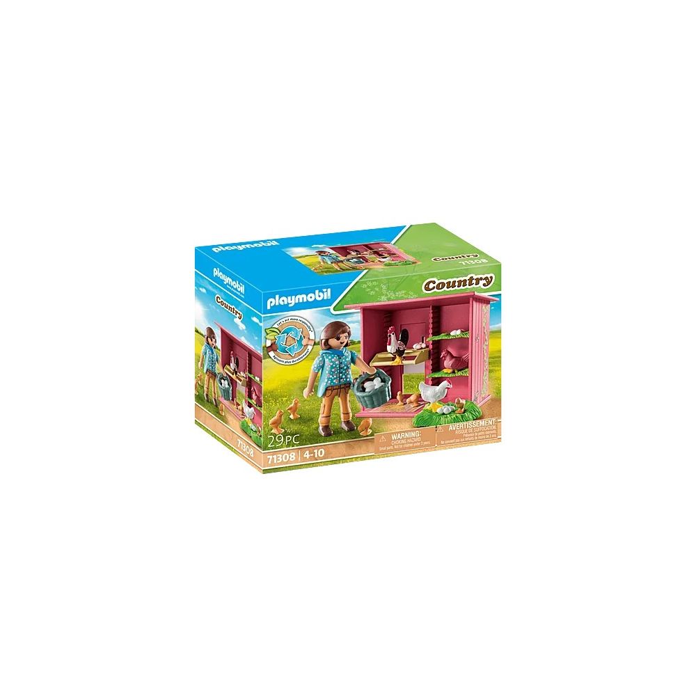 Konstruktorius Playmobil Chicken with chicks 71308-Žaislai, Konstruktoriai, Lego, statybiniai blokai-e-vaikas
