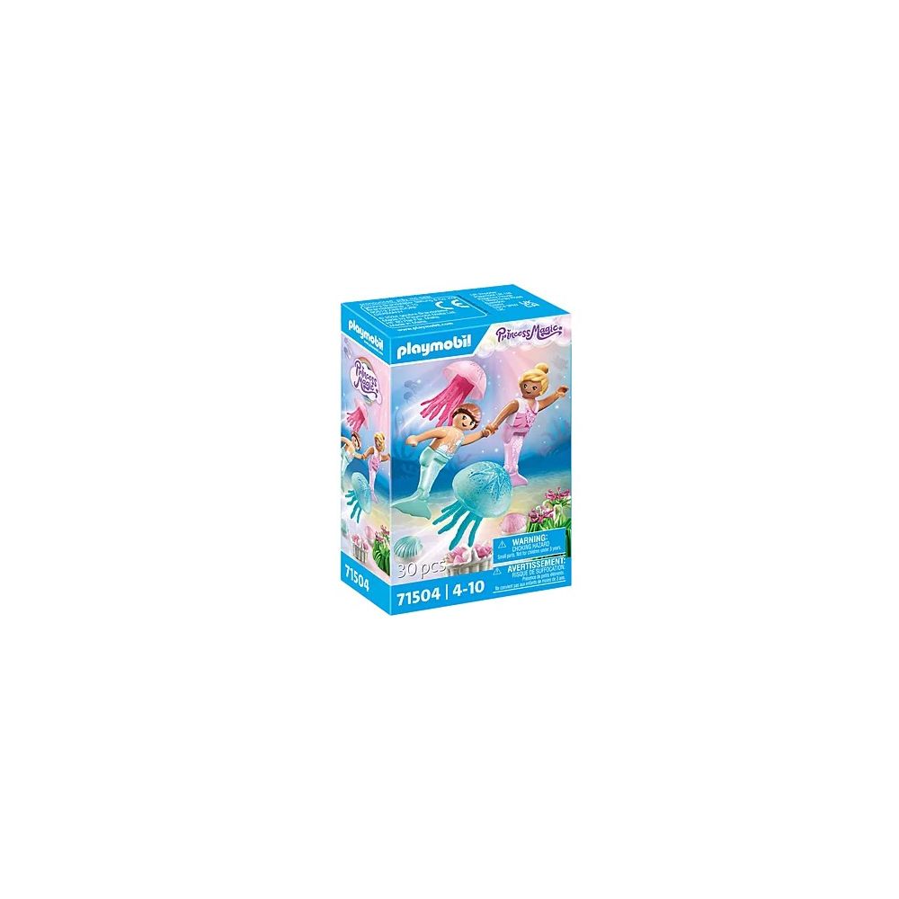 Konstruktorius Playmobil Magic Mermaid Kids With Jellyfish 71504-Žaislai, Konstruktoriai, Lego, statybiniai blokai-e-vaikas