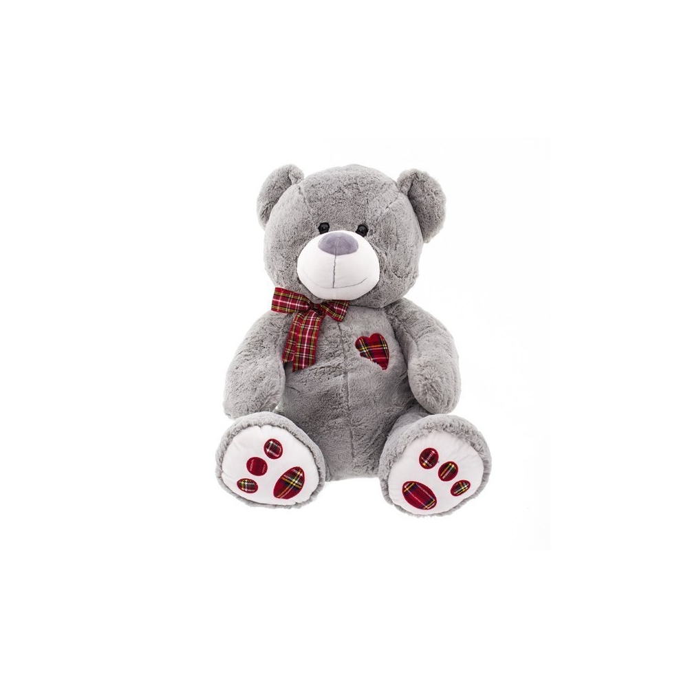 Pliušinis meškiukas dn15-0013-50 pilkas EUROBABY TOYS 50 cm-Žaislai, Minkšti žaislai-e-vaikas