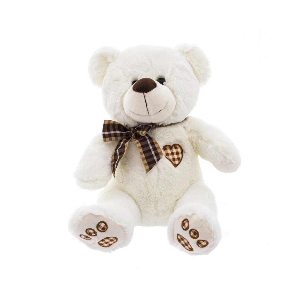 Miś plusz dn15-0016-50 white EUROBABY ZABAWKI