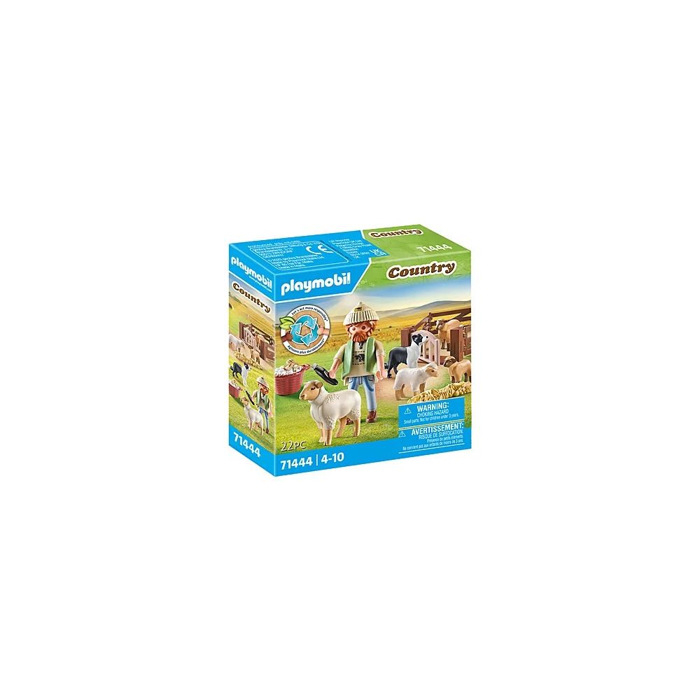 Konstruktorius Playmobil Shepherd with flock of sheep country 71444-Žaislai, Konstruktoriai, Lego, statybiniai blokai-e-vaikas