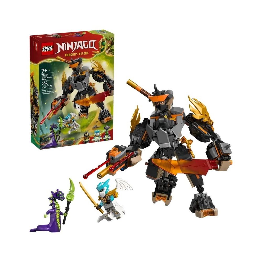 Konstruktorius LEGO NINJAGO Cole and Zane in Dragon Armour (71854)-Žaislai, Konstruktoriai, Lego, statybiniai blokai-e-vaikas