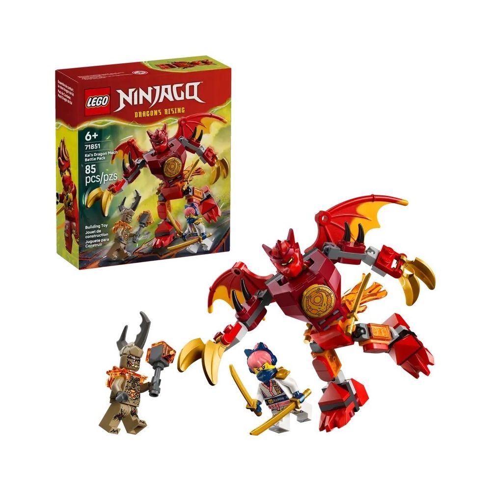 Konstruktorius LEGO NINJAGO Dragon-Mech Kai (71851)-Žaislai, Konstruktoriai, Lego, statybiniai blokai-e-vaikas
