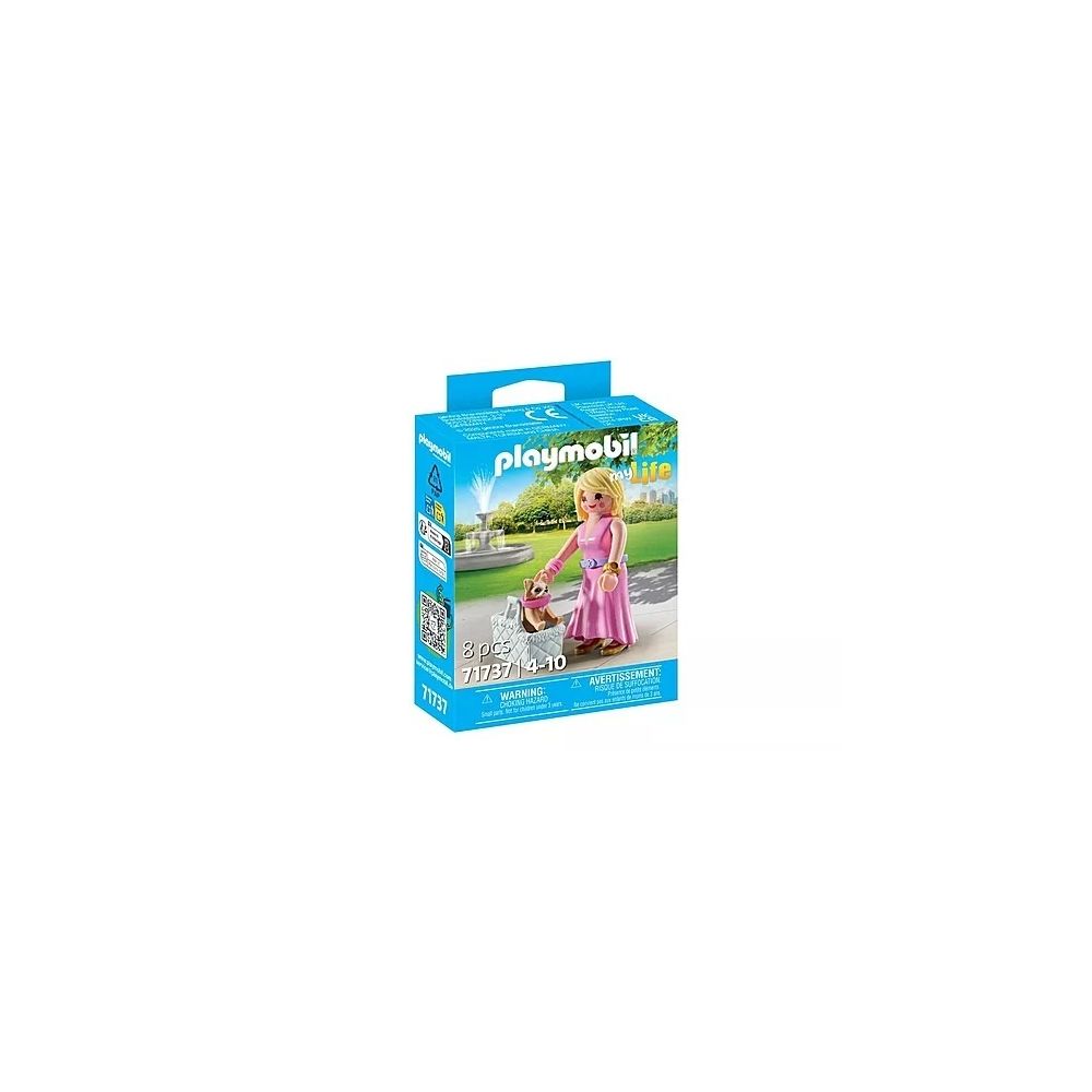 Konstruktorius Playmobil Girl With Chihuahua 71737-Žaislai, Konstruktoriai, Lego, statybiniai blokai-e-vaikas