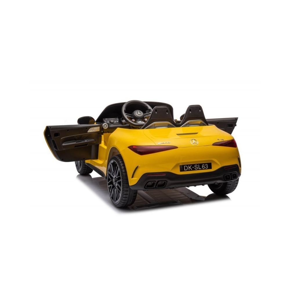 Transporto priemonė dk-sl63 mercedes sl63 yellow EUROBABY-Elektromobiliai vaikams, Mašinos-e-vaikas