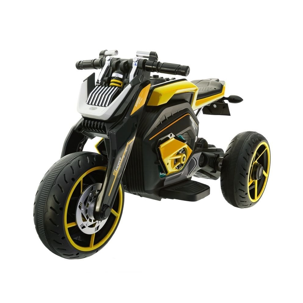 Variklinė transporto priemonė ll8001-a geltona EUROBABY-Elektromobiliai vaikams, Motociklai-e-vaikas