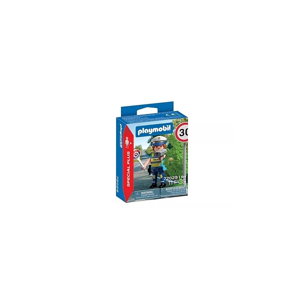 Konstruktorius Playmobil Police Officer with Speed Detector 72029-Žaislai, Konstruktoriai, Lego, statybiniai blokai-e-vaikas