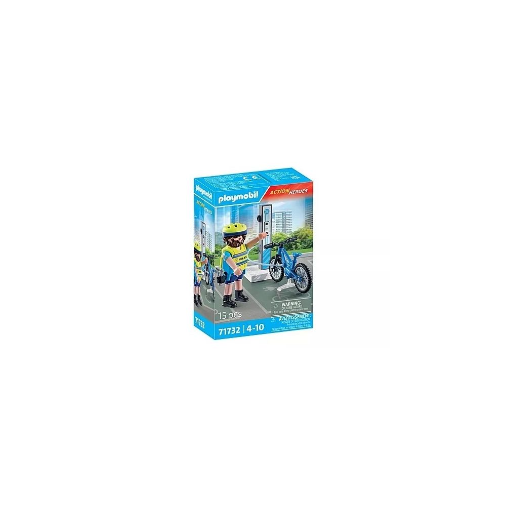 Konstruktorius Playmobil Police Bike Patrol 71732-Žaislai, Konstruktoriai, Lego, statybiniai blokai-e-vaikas