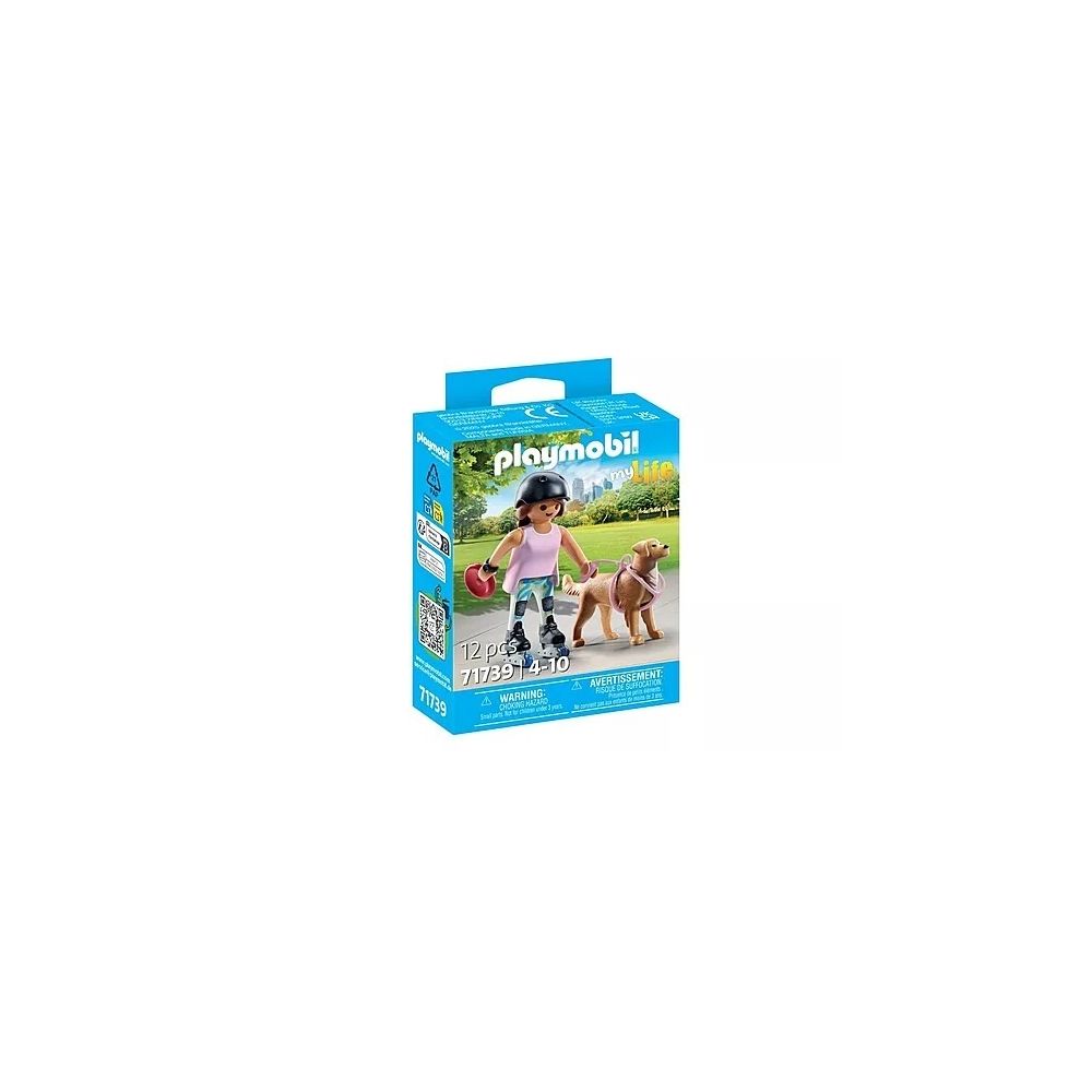 Konstruktorius Playmobil Skater With Retriever 71739-Žaislai, Konstruktoriai, Lego, statybiniai blokai-e-vaikas