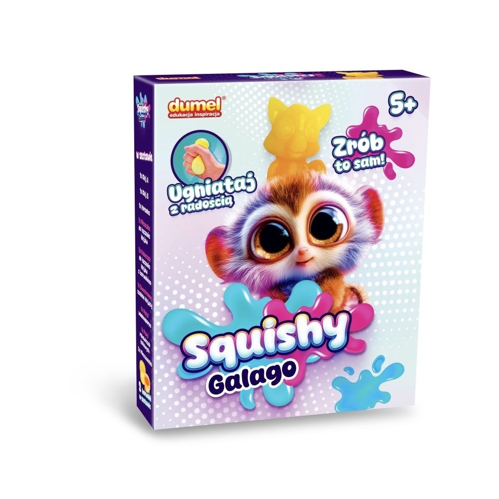 Kūrybinis rinkinys Dumel SQUISHY GALAGO-Žaislai, Kūrybiniai žaislai, Kūrybiniai rinkiniai-e-vaikas
