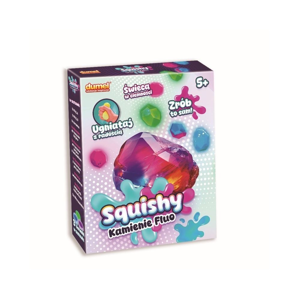Kūrybinis rinkinys Dumel SQUISHY FLUO-Žaislai, Kūrybiniai žaislai, Kūrybiniai rinkiniai-e-vaikas
