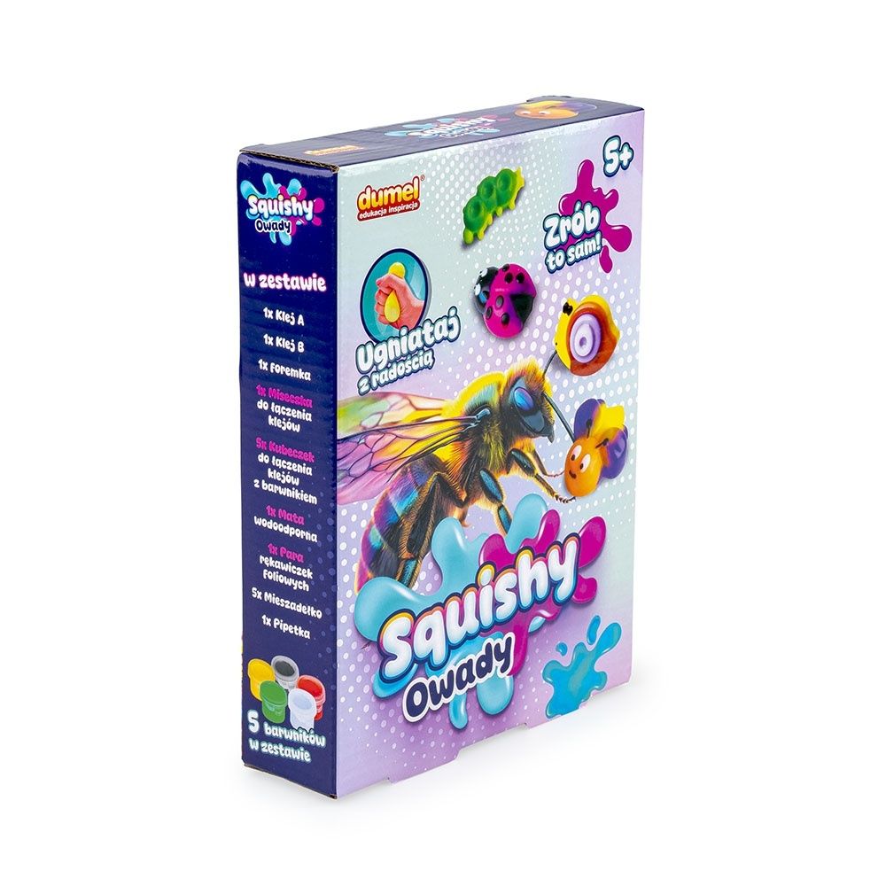 Kūrybinis rinkinys Dumel SQUISHY OWLS-Žaislai, Kūrybiniai žaislai, Kūrybiniai rinkiniai-e-vaikas