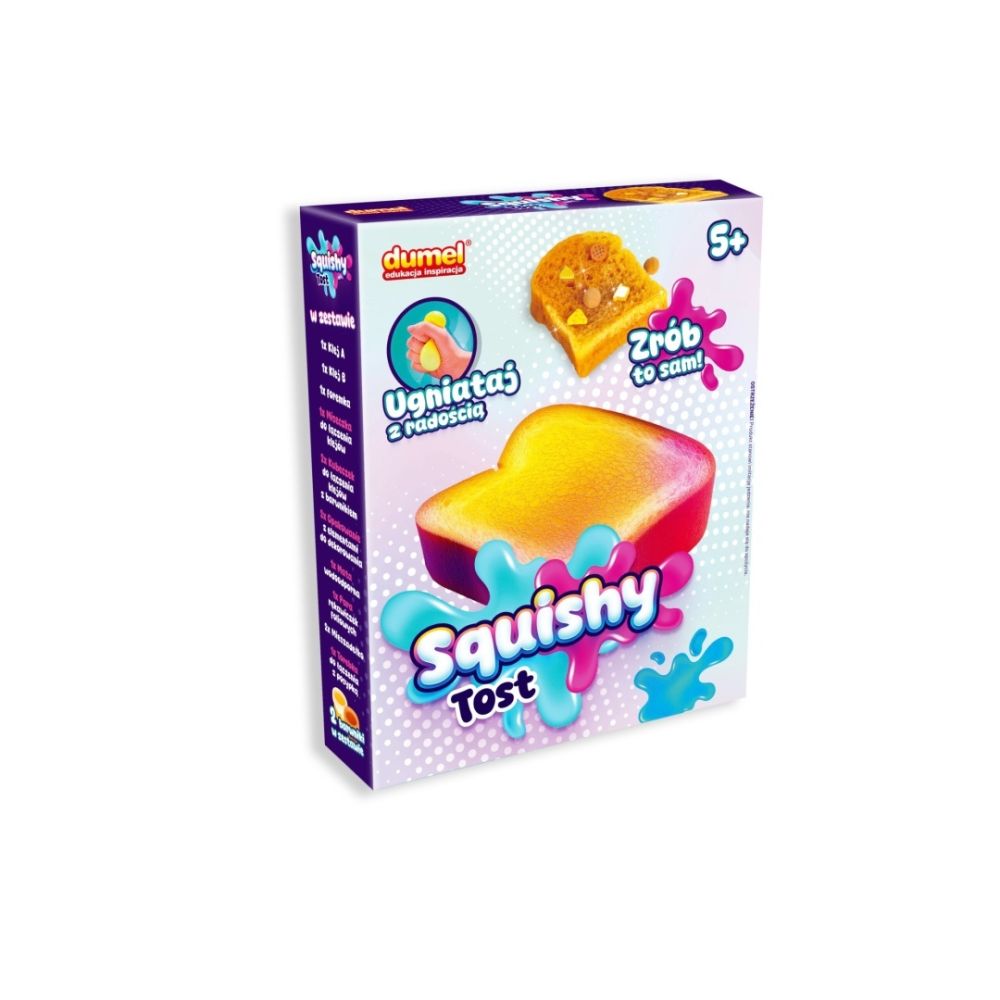 Kūrybinis rinkinys Dumel SQUISHY TOST-Žaislai, Kūrybiniai žaislai, Kūrybiniai rinkiniai-e-vaikas