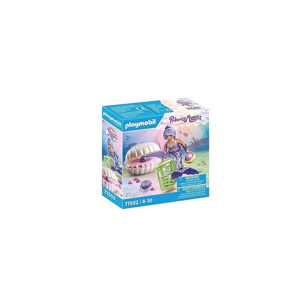 Konstruktorius Playmobil Mermaid with Pearl Seashell 71502-Žaislai, Konstruktoriai, Lego, statybiniai blokai-e-vaikas