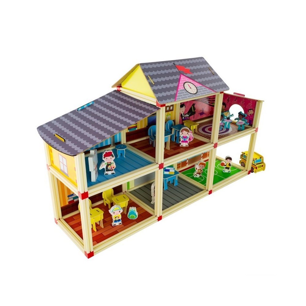 Lėlių namas - Mokykla EUROBABY TOYS-Žaislai, Lėlių namai ir baldai-e-vaikas
